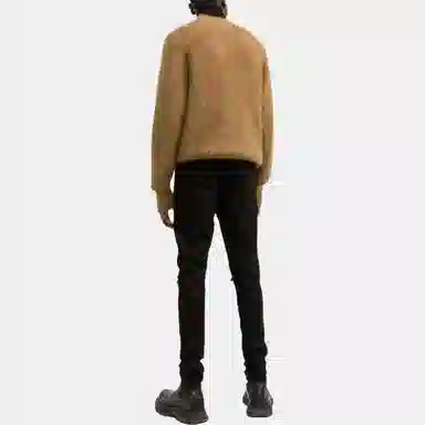 AMIRI SS22 Black Distressed Skinny Jeans