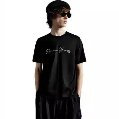 PEACEBIRD MEN Daria Song Tee Black