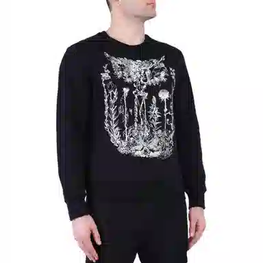 Alexander McQueen Skull Embroidered Sweatshirt