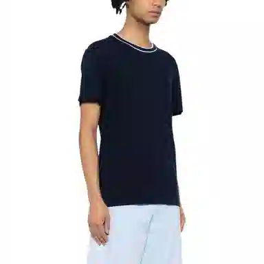 Lacoste Navy Blue Crewneck T-Shirt
