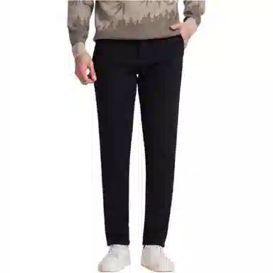 才子 中腰微弹加绒加厚休闲裤 男款