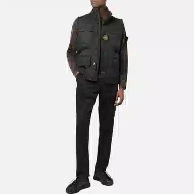 Stone Island Ghost Pieces Black Sweatpants