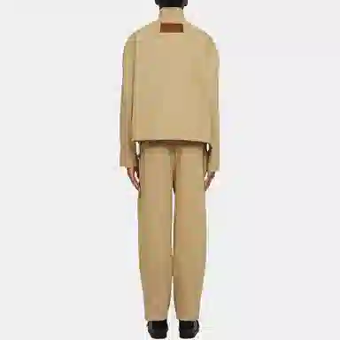 JIL SANDER OrganiCotton Blouson Jacket With Embossed