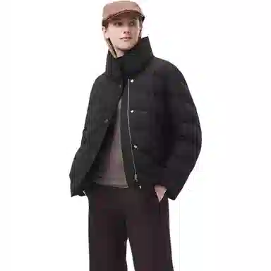 坦博尔 鹅绒无缝直充简约立领羽绒服 女款