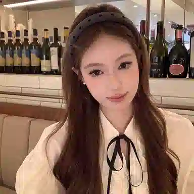 芒果饰品 质感格雷系高颅顶宽发卡头箍灰色波点 发箍 女款