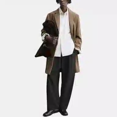 ZARA Slim Fit Straight Coat