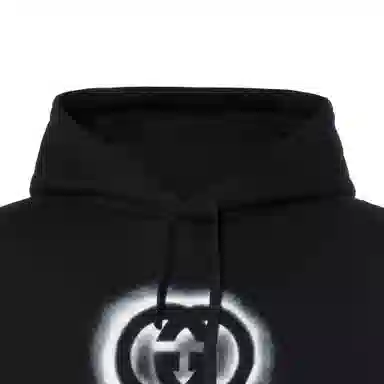 Gucci FW23 Logo Hoodie Black