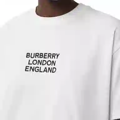 Burberry Embroidered Logo T-shirt T