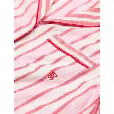 Victoria's Secret Flannel Long Pajama Set CANDY CANE STRIPES