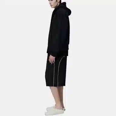 Fear of God Essentials SS25 Classic Fit Hoodie Jet Black