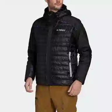 adidas Myshelter Down Hooded Jacket Logo
