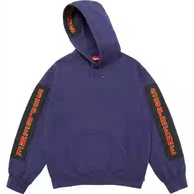 Supreme FW25 WEEK5 Woven Patches Hooded Sweatshirt