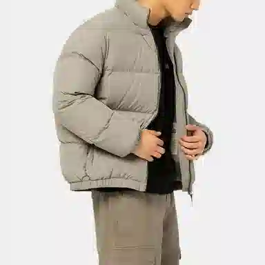 Lee Logo Hooded Down Jacket