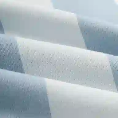 KITH Striped Logo Long Sleeve Polo Grey Blue