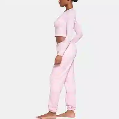 SKIMS V-Neck Long Sleeve Cherry Blossom