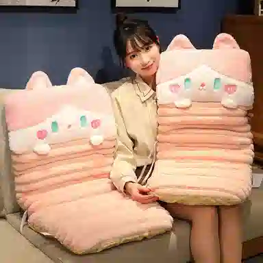 公主恋人 冬季加热坐垫靠背一体 玩偶周边