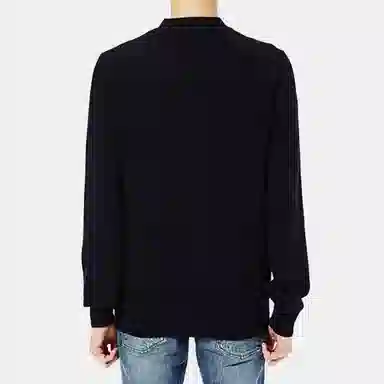 CDG Play Twin Heart Cardigan Navy