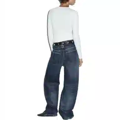 ZARA Trf High Waist Wide Leg Jeans