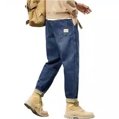 金盾 韩版休闲弹力直筒牛仔裤 男款