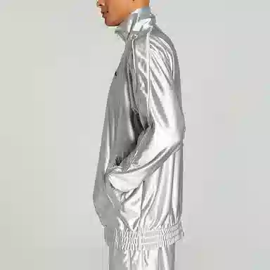 PUMA T7 OVERSIZED METALLIC TRACK JACKET