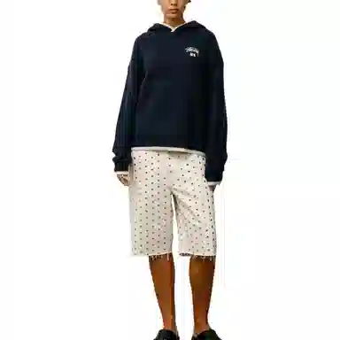 Stussy Wales Bonner FW25 CASHMERE HOODIE logo