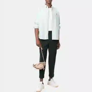 AMIPARIS SS22 Heart Logo Shirt Light Green