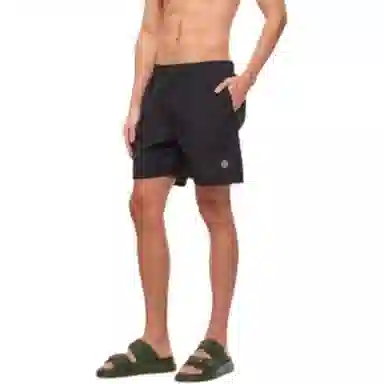 Stone Island Metal Nylon Logo Shorts Black