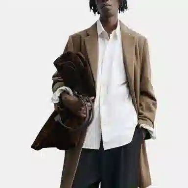 ZARA Slim Fit Straight Coat