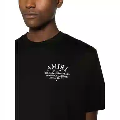 AMIRI Logo Print T-Shirt Black