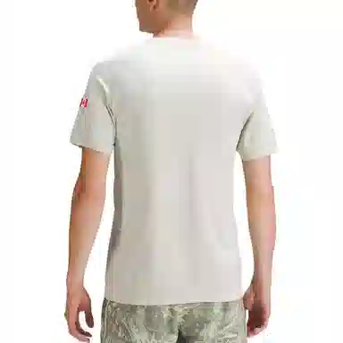 lululemon Metal Vent Tech Silverescent T Slight Stripe Light SageWhite