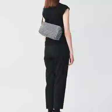 Issey Miyake Saddle Bag Black