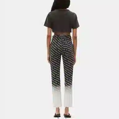 Alexander Wang SS22 Logo Tee Gray