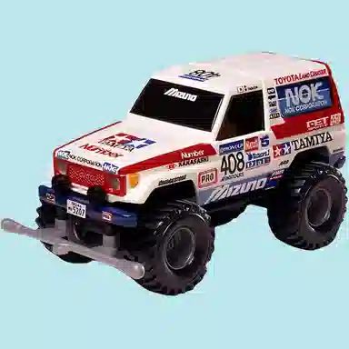 田宫 大脚车 兰德酷路泽拉力赛 成品模型