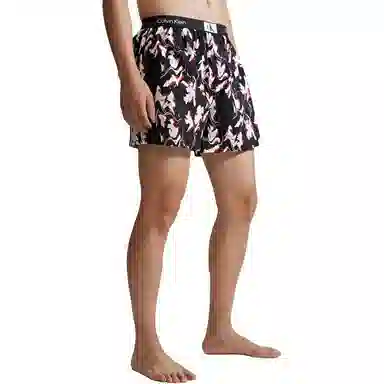 Calvin Klein Wavy Print Black Boxers