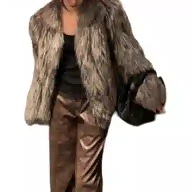 Coco Limited Long Sleeve Fur Silver Fox