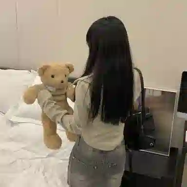 JUFU Long Sleeve Crop Top Grey