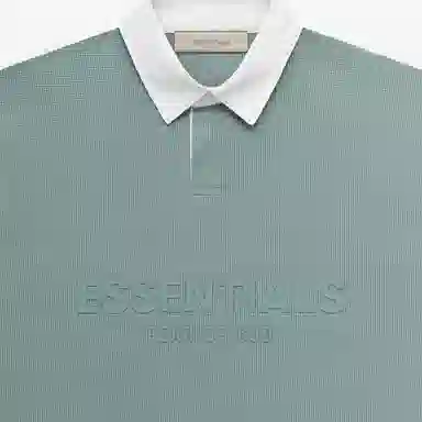 Fear of God Essentials SS23 Kids Waffle Rugby Light Sycamore