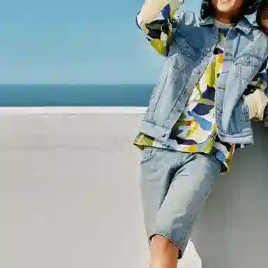 Levis Denim Shorts Blue