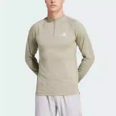 adidas Gym+AEROREADY BRANDLOVE 14-ZIP SHIRT T