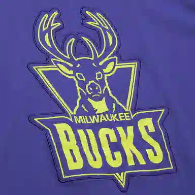 Mitchell Ness x NBA Milwaukee Bucks Neon Nights Premium T