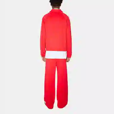 Acne Studios SS22 Zip Collar Jacket Red