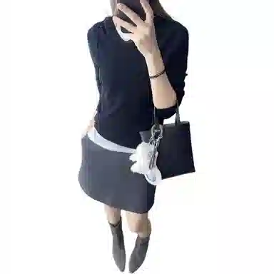 美洋 简约通勤法式针织衫 女款