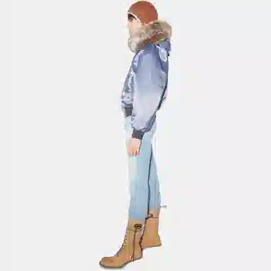 Acne Studios Denim Blue Bomber Jacket