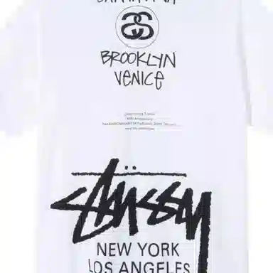 Stussy x TAKAHIRO MIYASHITA 40th Anniversary Tour Tee White
