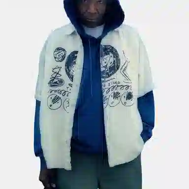 Polar Skate Co Tom Shirt Ice Grey