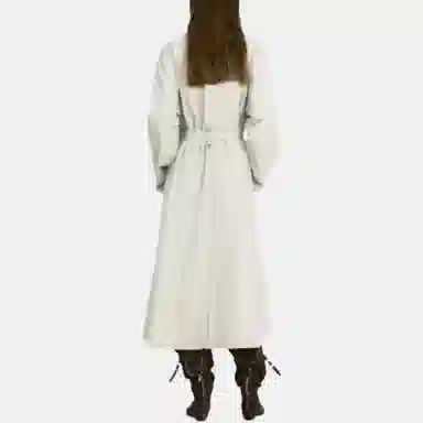 LOW CLASSIC FW25 LACE-UP BELTED DRESS