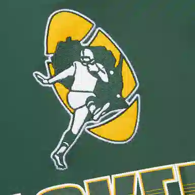 Mitchell Ness x NFL Green Bay Packers Vintage Logo Allover T