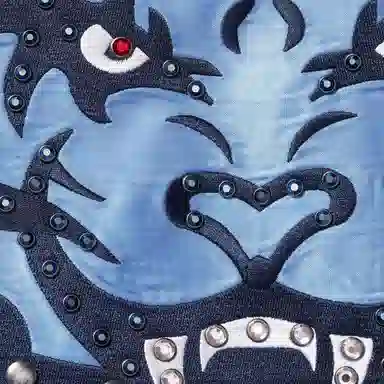 Supreme SS25 Studded Stadium Jacket logo