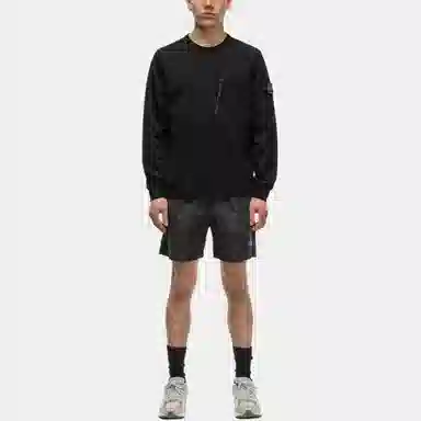 Stone Island SS23 Logo Crewneck Sweatshirt Black