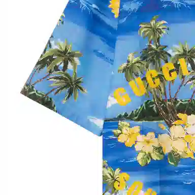 GUCCI SS22 Blue Shirt